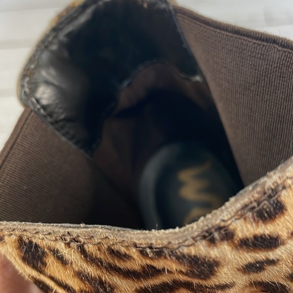 Sam Edelman Cheetah Print Heeled Ankle Bootie - Picture 14 of 15